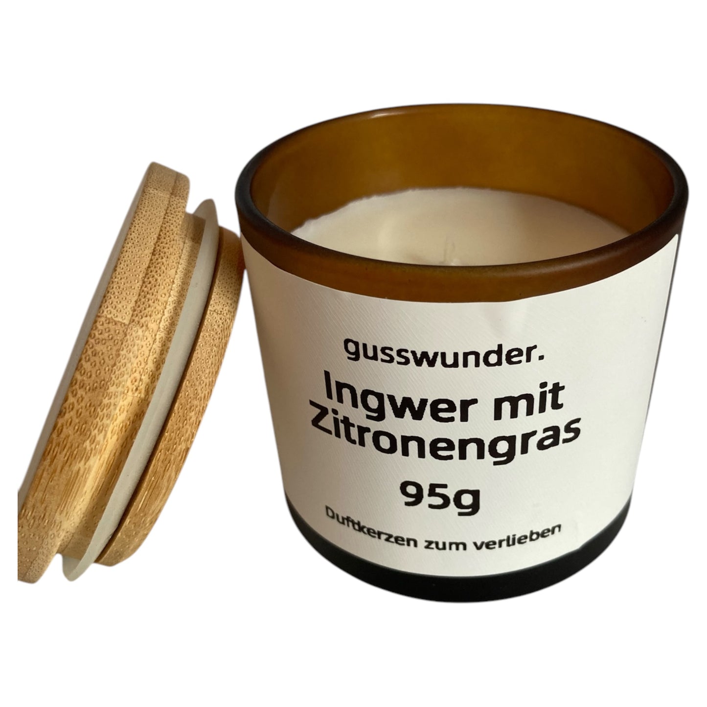 Duftkerze "Ingwer mit Zitronengras" 95g
