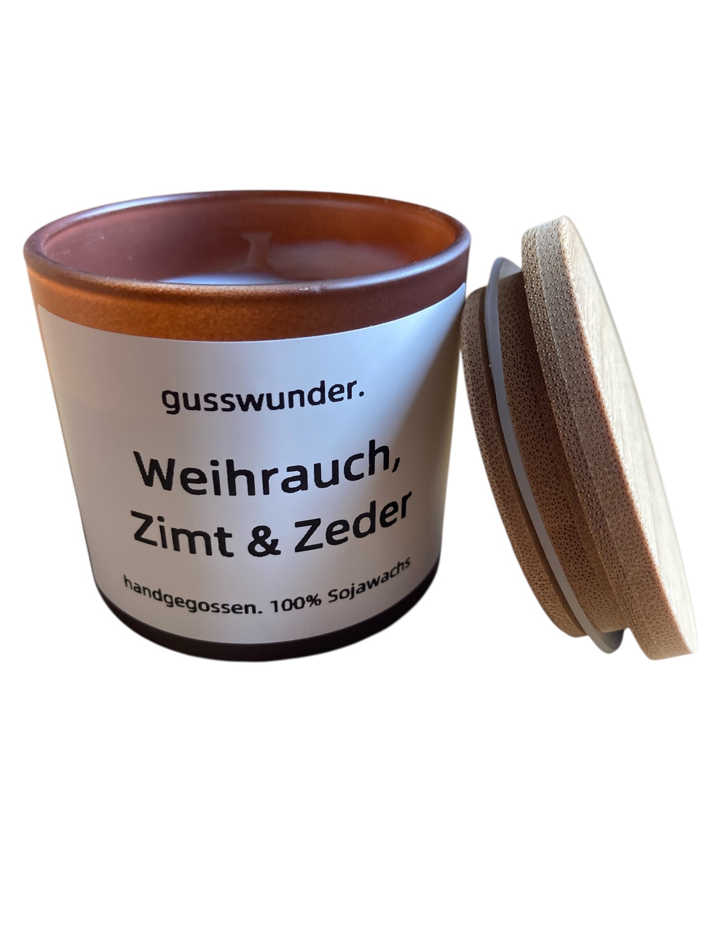 Duftkerze "Weihrauch, Zimt & Zeder" 90g