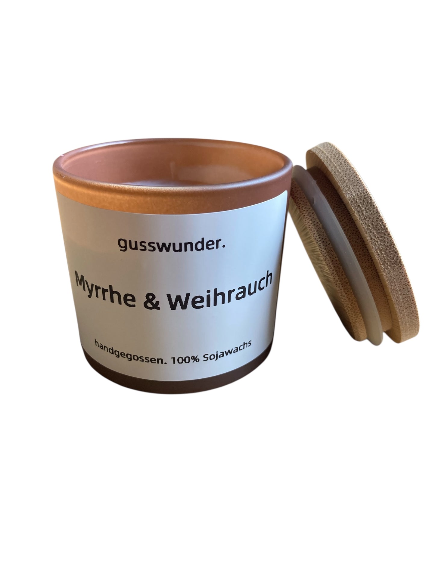 Duftkerze "Weihrauch und  Myrrhe" 90g