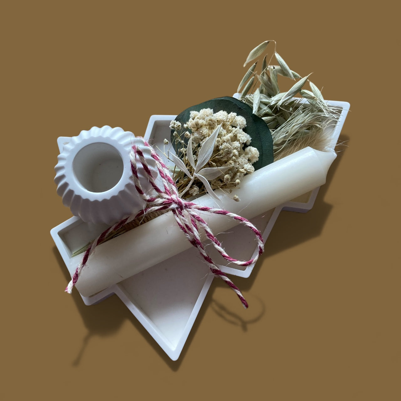 handgegossenes Kerzen-Set – liebevoll dekoriert & perfekt zum Verschenken