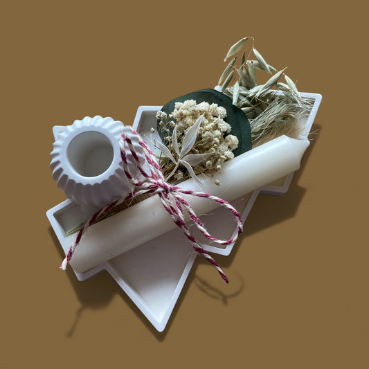 handgegossenes Kerzen-Set – liebevoll dekoriert & perfekt zum Verschenken